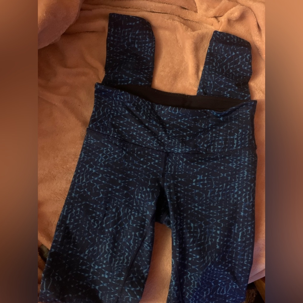 Blue Lululemon Leggings